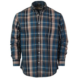 Gioberti Men's Long Sleeve Plaid Shirt - 1 of 4