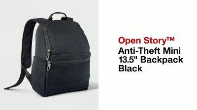 Anti-Theft Mini 13.5 Backpack Black - Open Story™