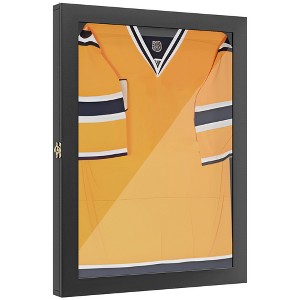 HOMCOM Jersey Display Case, Memorabilia Acrylic Shadow Box with Hanger - 1 of 4