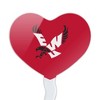 Eastern Washington University Primary Heart Love Cupcake Picks Toppers Decoration Set of 6 - 2 of 4