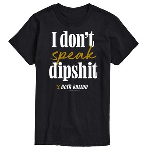 Men's - Yellowstone - Don't Speak Dipsh Short Sleeve Graphic T-Shirt - 1 of 4