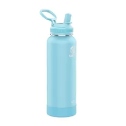 Takeya Actives 40oz Stainless Steel Water Bottle with Straw Lid - Ice Blue