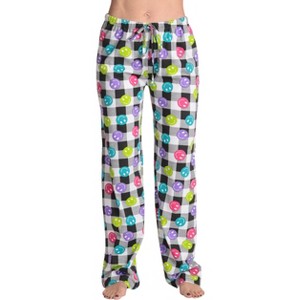 Just Love Womens Buffalo Plaid Knit Jersey Pajama Pants Buffalo Check Cotton PJs - 1 of 3