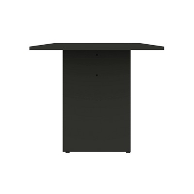 67.91" Gray MDF Modern Rectangular Dining Table