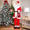 Northlight Animated and Musical Commercial Size Dancing Santa Christmas Figure - 6' - 2 of 4
