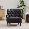 NicBex Modern Nailhead Trim Button-Tufted Accent Chairs for Living Room,Comfy Upholstered Lounge Chair with Curved Backrest - 2 of 4