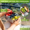 BRINJOY Stainless Steel Bento Box for Adults - Leak-Proof Lunch Box with 3 Compartments, Dishwasher Safe, Eco-Friendly (Free Seal Included) - 3 of 4