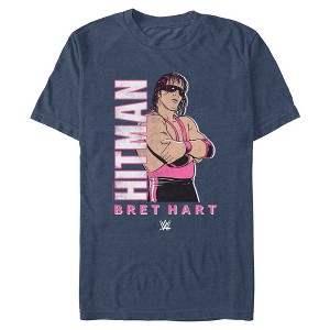 Men's WWE Hitman Bret Hart T-Shirt - 1 of 4