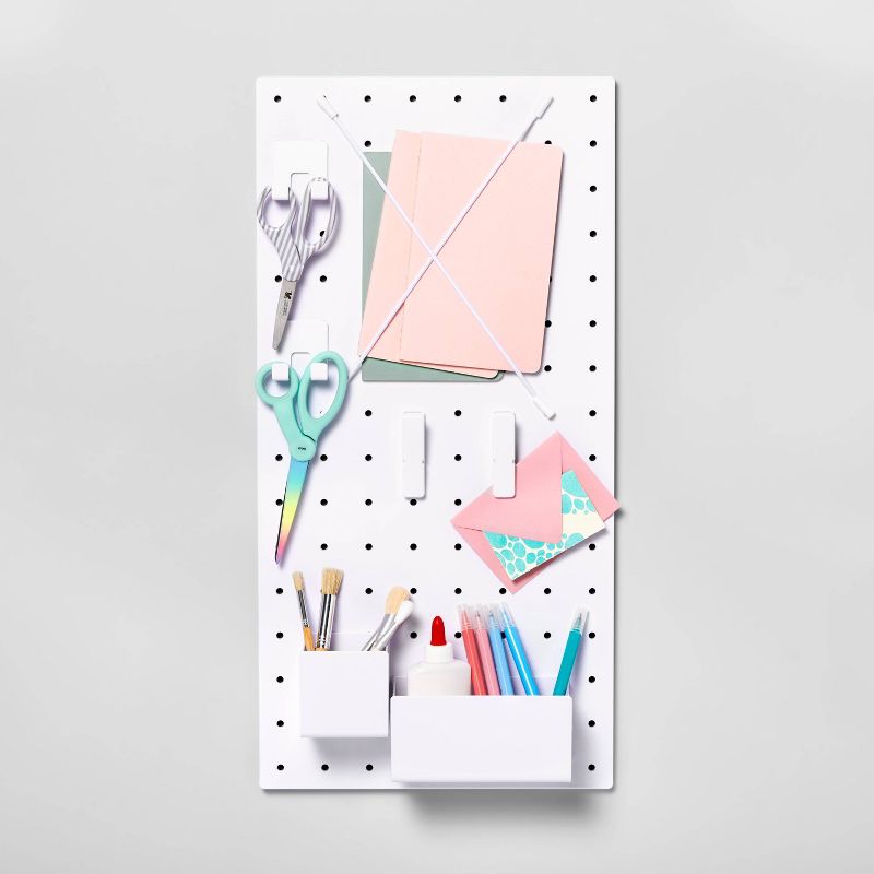 Pegboard Set White - Brightroom™, 3 of 8