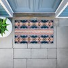 Stupell Industries Boho Geometric Stripes Printed Outdoor Door Floor Mat, design by Jennifer Ellory - 3 of 4