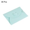 Unique Bargains Heart Shaped Clasp  Blank Mini Vintage DIY Greeting Card Envelope 36 Pcs - 3 of 4