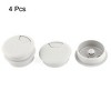 Unique Bargains Plastic 50mm Round Computer Desk Wire Cable Hole Cover Grommets 4pcs - 2 of 4