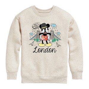 Boys' - Disney - Mickey & Friends Graphic Long Sleeve Fleece Sweatshirt - 1 of 4