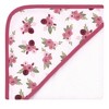 Hudson Baby Infant Girl Cotton Rich Hooded Towels, Warm Floral, One Size - 4 of 4