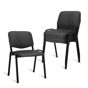 VINGLI Orange Waiting Room Chairs, Church Chairs Conference Stackable Office Guest & Reception Stacking for Office - 1 of 1