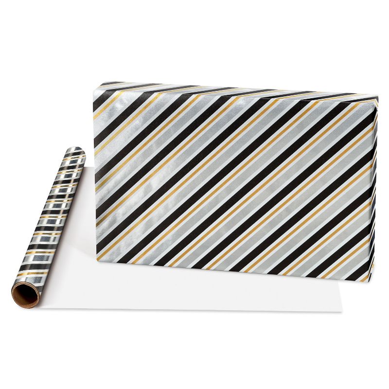 20 sq ft Wrapping Paper Diagonal Stripes, 4 of 6