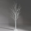 Tangkula Artificial White Birch Tree Pre-lit Twig Birch Tree Designed for Holiday Festival - 2 of 4