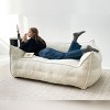 Clearance Sales Boucle Bean Bag Sofa,Upholstered Double Bean Bag Chair,Bean Bag Couch For Adults and Kids-Tanpinhause - 2 of 4