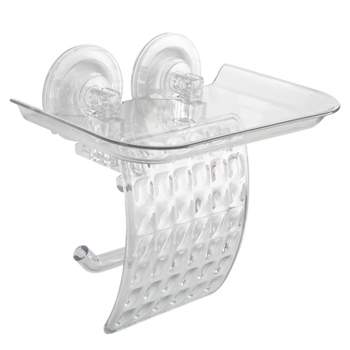 Idesign Everett Push Lock Suction Shower Caddy Satin : Target