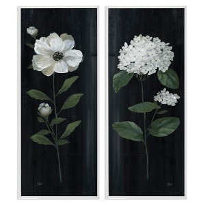 Stupell Industries Delicate White Flower Sprigs, 13" x 30" - 1 of 4