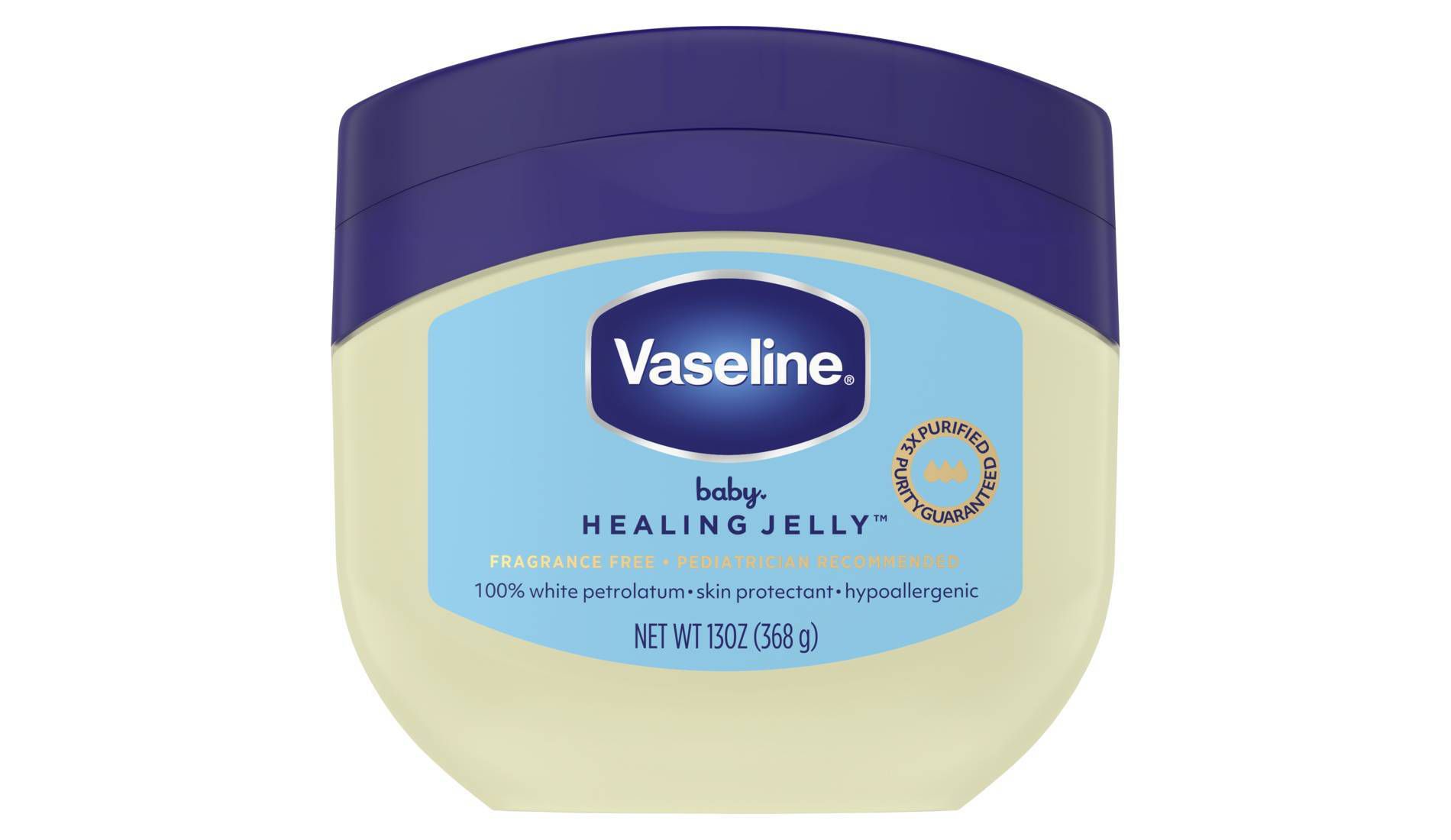 Vaseline Baby Healing Jelly - 13oz: Softening, Soothing, Hydrating, Whole Body Use, For Normal to Dry Skin