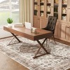 HOMCOM Area Rug, Boho Machine Washable Rug, Non-Slip Low Pile Carpet for Living Room, Bedroom, Dining Room, Home Office - 2 of 4