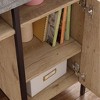 PAGED L-Shaped Desk Multi-Function Home Office Desks with Adjustable Shelve, Corner Desk for Living Room, Study - 4 of 4