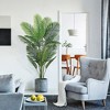 Whizmax Artificial Areca Palm Plant, with Trunks Tropical Palm Floor Plant in Pot Indoor Outdoor Home Office Garden Modern Decoration - 2 of 4