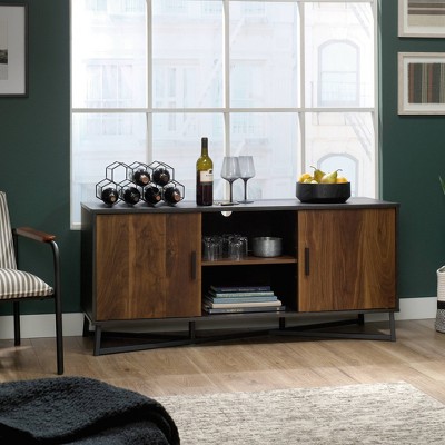 Canton Lane 60" Industrial Brew Oak TV Stand with Sliding Door