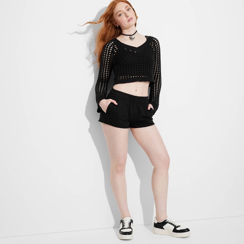 Women's High-Rise Knit Value Shorts - Wild Fable™, 1 of 4