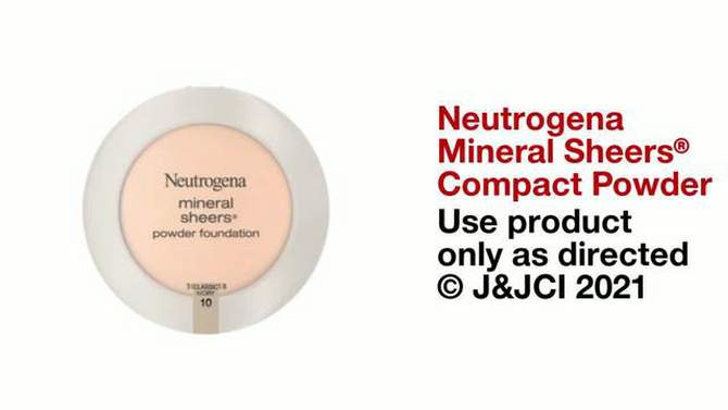 Neutrogena Mineral Sheers Compact Powder, 2 of 8, play video