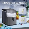Kismile 33-lbs. Ice Per day Countertop or portable Nugget Ice Maker - 2 of 4