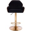 Modern Home Luxe Tesla Contemporary Adjustable Height Counter/Bar Stool with 360° Rotation - 2 of 4