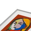 Marin Vaan Zaal Helene in Red Modern Female Metal Framed Art Print - Deny Designs - 3 of 4