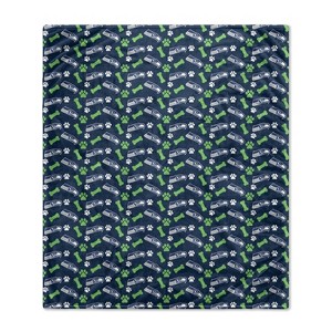 NFL Seattle Seahawks Bones Repeat Pet Blanket - 1 of 1