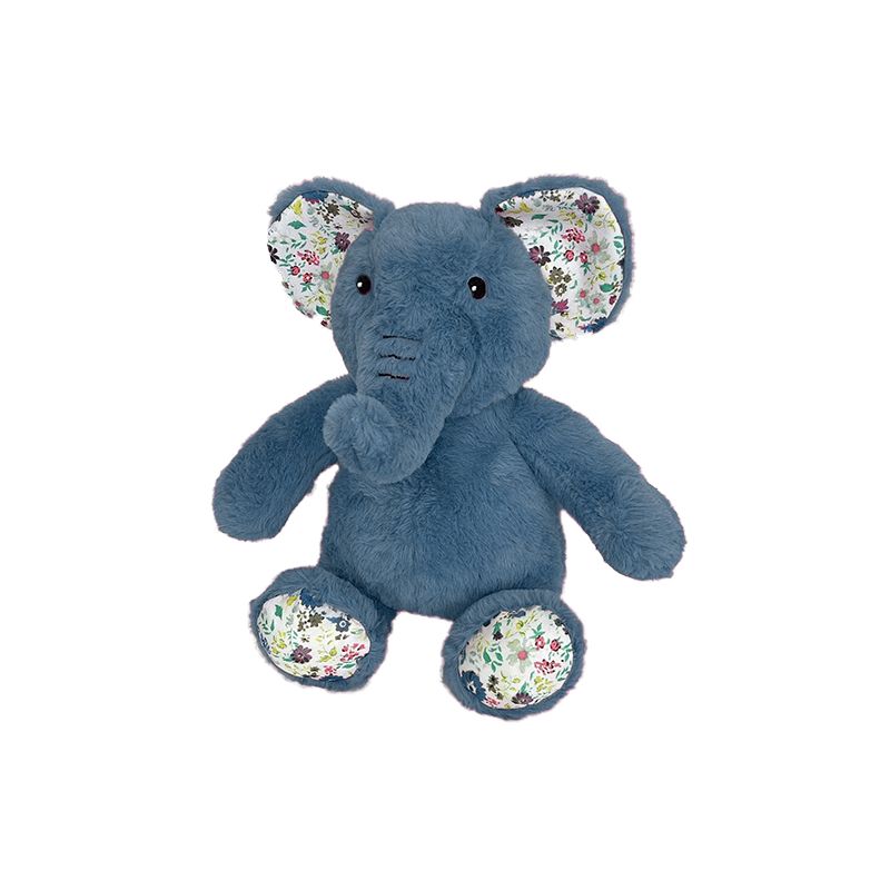 Petlou Plush Crinkle Interactive Stuffed Dog Squeaky Toys - 15" (Promo Elephant - Blue), 1 of 2