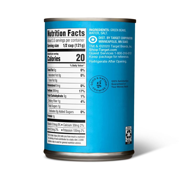 Cut Green Beans 14.5oz - Good &#38; Gather&#8482;, 2 of 4