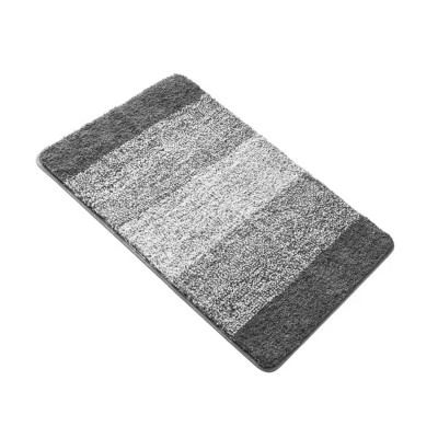 Gray Bathroom Rug 36" x 24" Absorbent Soft Bathroom Mat