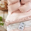 BAGOKIE 5/7 Piece Bed in a Bag All Season Bedding Set with Comforter, Sheets, Pillowcases & Shams, Pink - 2 of 4