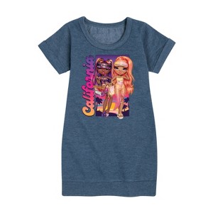 - Rainbow High - California Graphic Short Sleeve Fleece Dress - 1 of 4