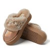 Fireside by Dearfoams Women's Ballina Genuine Shearling Platform Scuff Slipper - 3 of 4