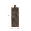 Oversized Rectangle Hand Carved Black Wood Kitchen Serving Cutting Board - Foreside Home & Garden - 3 of 4