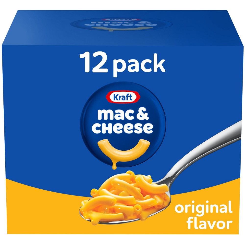 Kraft Blue Box Mac & Cheese - 12ct / 87oz