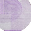 Purple And Lavender Geometric Washable Indoor Outdoor Area Rug - 4 of 4