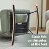 NicBex Modern Accent Chair, Glider Chair Living Room Chairs with High Backrest Nursery Rocking Chair Reading Chair for Living Room, Bedroom, Office - 2 of 4