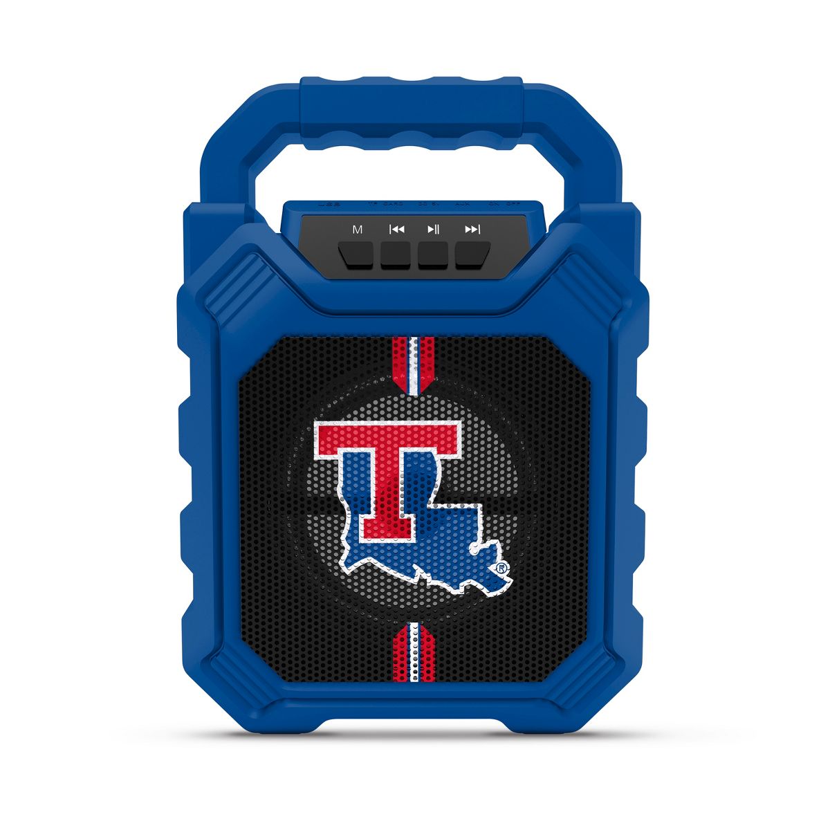 SOAR Collegiate LED ShockBox Wireless Bluetooth Speaker with FM radio- Louisiana Tech Bulldogs - thumbnail 3
