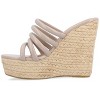 Journee Collection Womens Cynthie Slip On Espadrille Wedge Sandals - 2 of 4