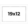 PosterPalooza | Modern Shadow Box 1" Depth White Picture Frame - UV Acrylic, Backing Board, Hanging Hardware - 2 of 4