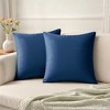 Unique Bargains Velvet Modern Solid Couch Sofa Home Decorative Pillow Covers 2 Pcs - 2 of 4