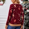 Garvee Women's Ugly Christmas Sweater Caidigans Knitted Long Sleeve Open Front Pullover Sweaters - 3 of 4
